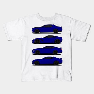 AMERICAN MUSCLE NAVY Kids T-Shirt